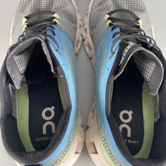 On Cloud X Shift Women’s Size 8.5 Niagara White Running Sneakers Athletic Shoes - Picture 8 of 9